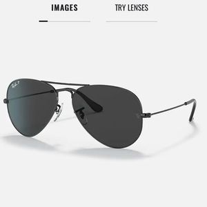 Ray-Ban Aviator Total Black Sunglasses Brand New!!